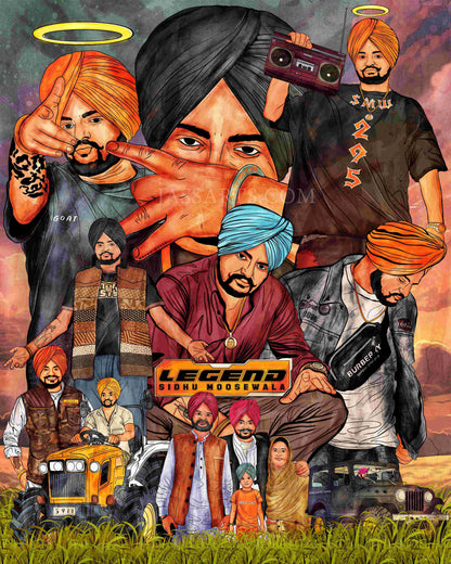 Sidhu Moosewala - Collage